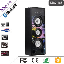 BBQ KBQ-165 25W 3000mAh 2016 Hot Selling Wireless Tower Home Theater Speaker